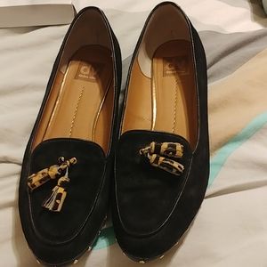 Womens Dolce Vita black/gold flats size 11